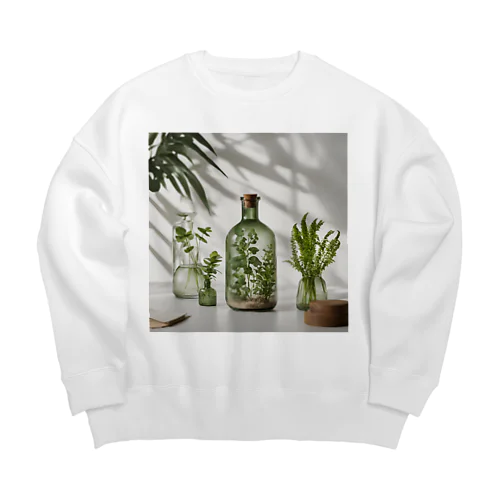 おしゃれ植物グッズ Big Crew Neck Sweatshirt