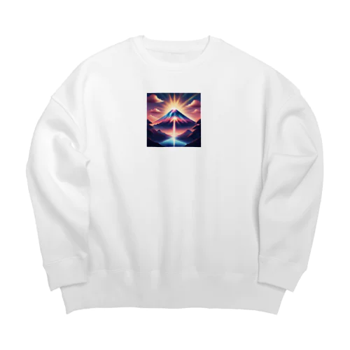 ダイヤモンド富士 Big Crew Neck Sweatshirt