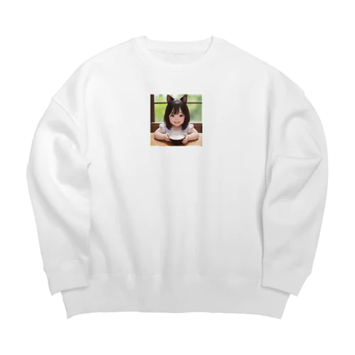 子供美少女グッズ Big Crew Neck Sweatshirt