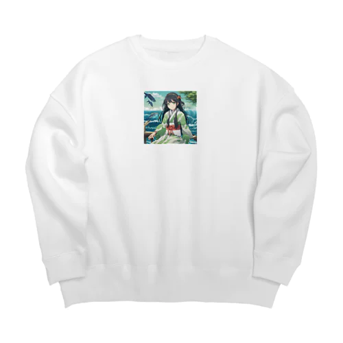 大沢 あや（おおさわ あや） Big Crew Neck Sweatshirt