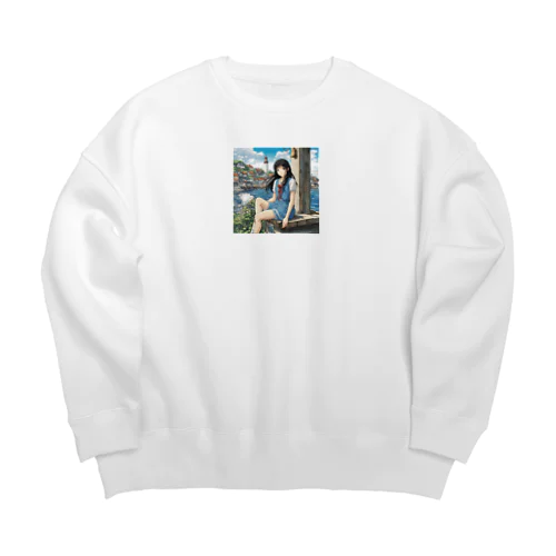 松井 美穂（まつい みほ） Big Crew Neck Sweatshirt