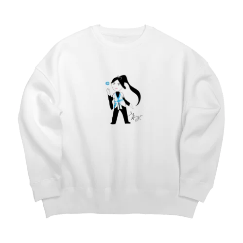 ヴァロさわお サインあり Big Crew Neck Sweatshirt