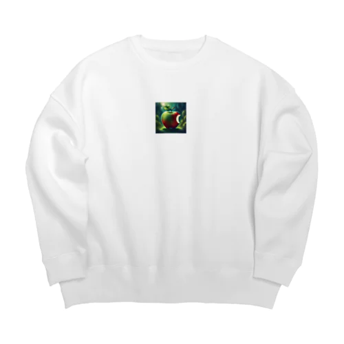 おしゃれ　りんご Big Crew Neck Sweatshirt