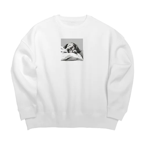 寝犬 Big Crew Neck Sweatshirt