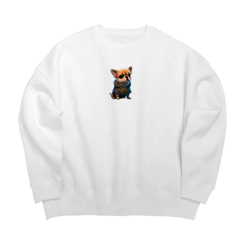 ぶさかワン🐶 Big Crew Neck Sweatshirt