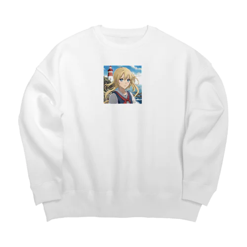 高瀬美紀 Big Crew Neck Sweatshirt