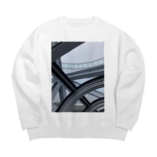 ココドコ Big Crew Neck Sweatshirt