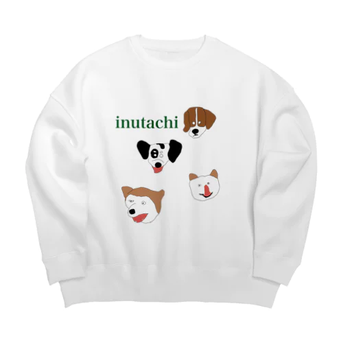 saikyoinutachi Big Crew Neck Sweatshirt