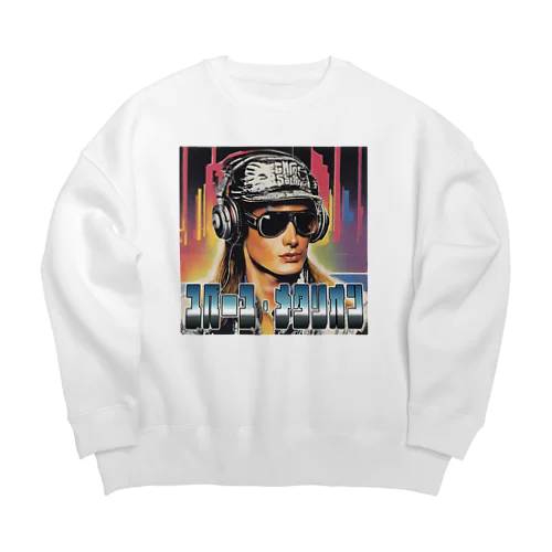 スペース・メタリオン Big Crew Neck Sweatshirt