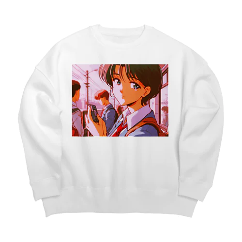 「湘南妄想族R」| 90s J-Anime "Shonan Delusion Tribe R" Big Crew Neck Sweatshirt