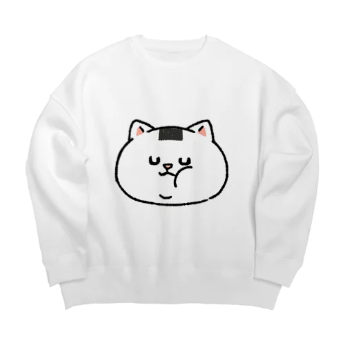 どすこいねこ Big Crew Neck Sweatshirt