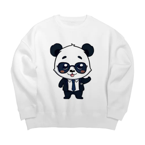 安田亜村パンダスキン Big Crew Neck Sweatshirt