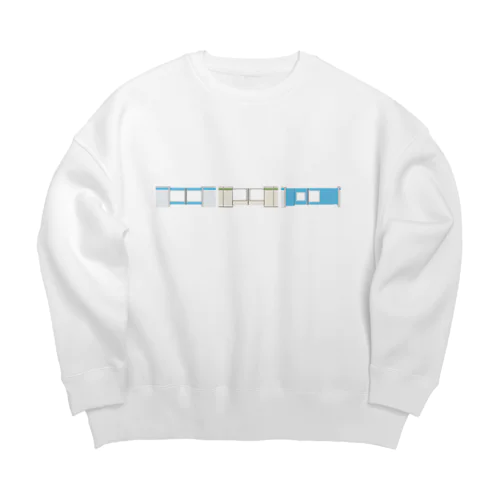 ホームドア　勢ぞろい Big Crew Neck Sweatshirt