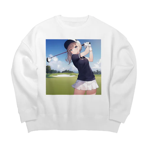 ゴルフ女子「えりりん」グッズ Big Crew Neck Sweatshirt