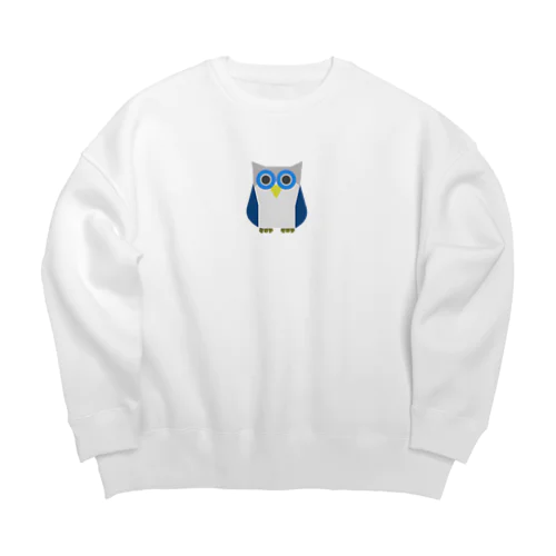 フクロウくん Big Crew Neck Sweatshirt