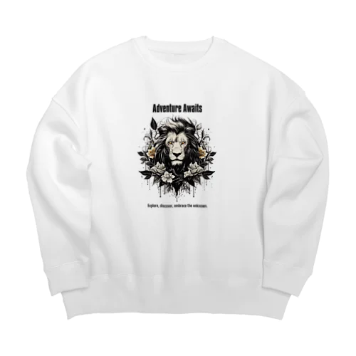 WILD BLOOM Big Crew Neck Sweatshirt