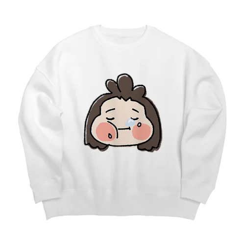 たべまるくん Big Crew Neck Sweatshirt