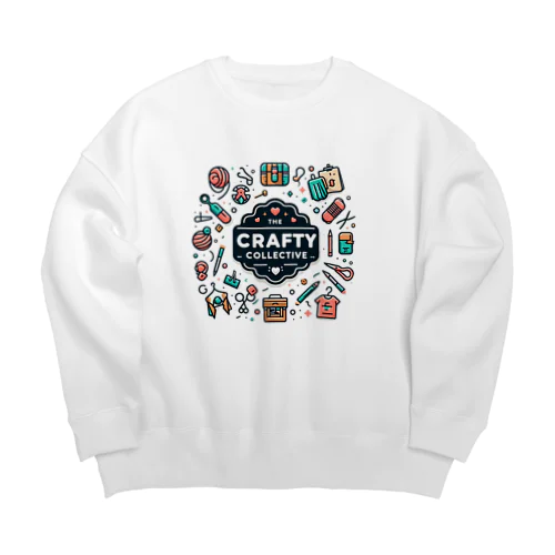 The Crafty Collective のロゴマーク Big Crew Neck Sweatshirt