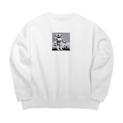 サカロボくん６ Big Crew Neck Sweatshirt