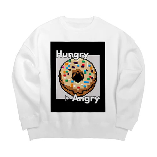 【ドーナツ】hAngry Big Crew Neck Sweatshirt