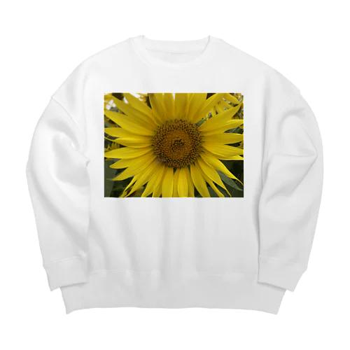 ひまわり Big Crew Neck Sweatshirt