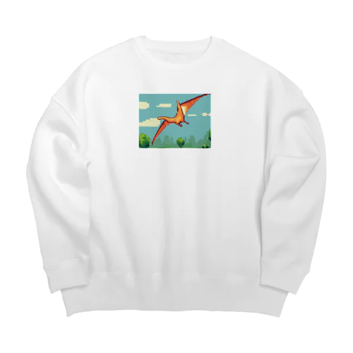 恐竜⑦ Big Crew Neck Sweatshirt