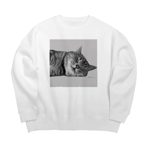  Biko sleeping Big Crew Neck Sweatshirt