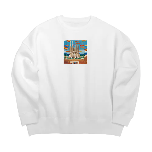 スペイン Big Crew Neck Sweatshirt