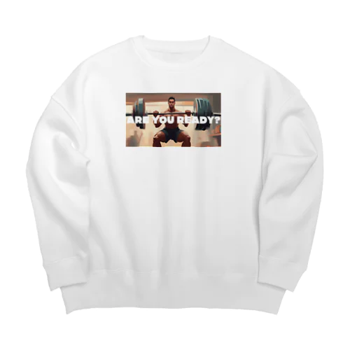 マッチョになる覚悟はできているか Big Crew Neck Sweatshirt