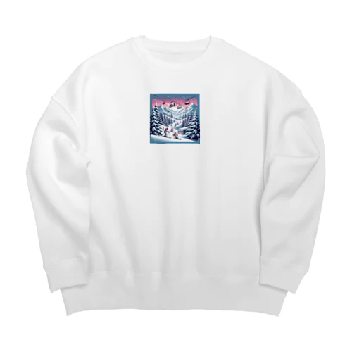 雪の楽園 Big Crew Neck Sweatshirt