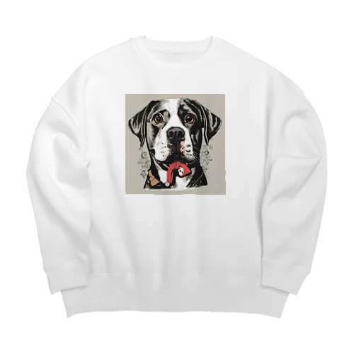 マーブル模様のカフェインミュグ Big Crew Neck Sweatshirt