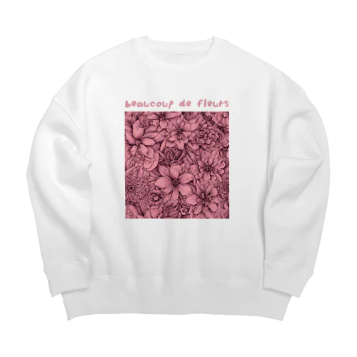 サクラ色の花園 Big Crew Neck Sweatshirt