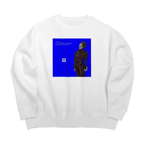 行方不明 Big Crew Neck Sweatshirt