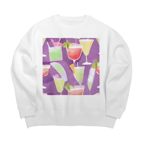 カクテルグラス Big Crew Neck Sweatshirt