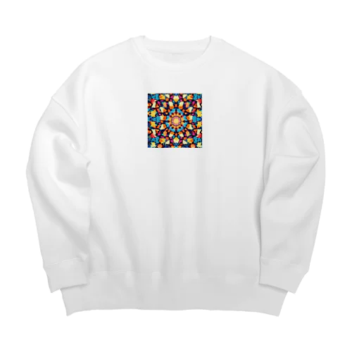 万華鏡ヤバし Big Crew Neck Sweatshirt