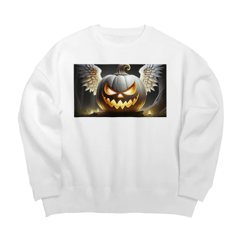 白いジャックオーランタン Big Crew Neck Sweatshirt