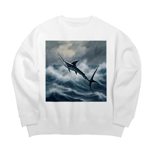 カジキ Big Crew Neck Sweatshirt