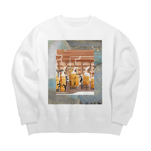 ビール製造① Big Crew Neck Sweatshirt