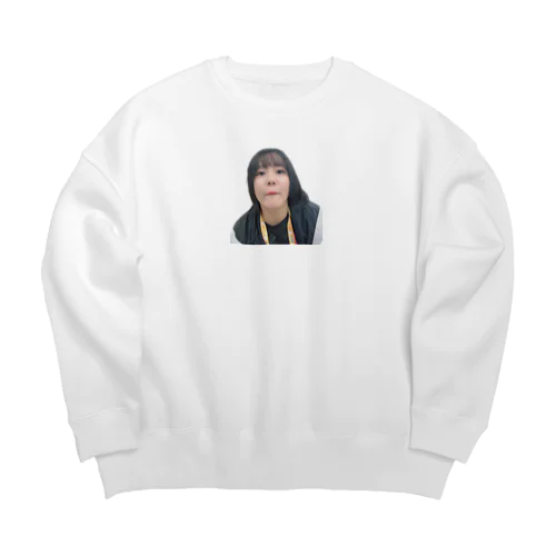 上唇だけちゅーしてほしいあーちゃん（蓮燦が褒めてくれた） Big Crew Neck Sweatshirt