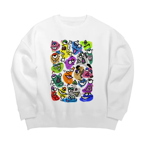 ガチャガチャ Big Crew Neck Sweatshirt