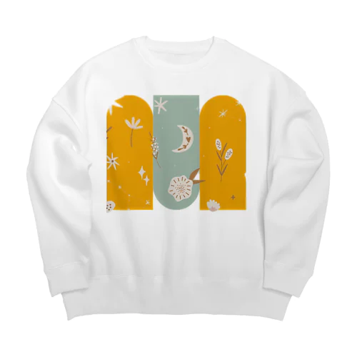 BOHO MOON Big Crew Neck Sweatshirt