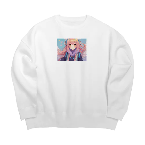 キラリンドリーム Big Crew Neck Sweatshirt