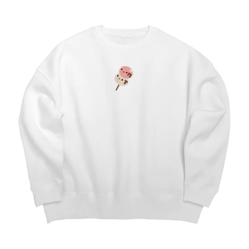 みたらし団子のふたたまちゃん Big Crew Neck Sweatshirt