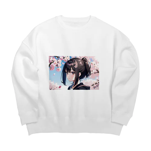 桜子の休息 Big Crew Neck Sweatshirt