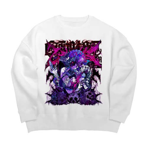 お給仕ちゃん Big Crew Neck Sweatshirt