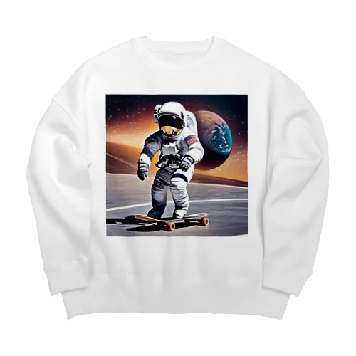 ここでなら出来る Big Crew Neck Sweatshirt