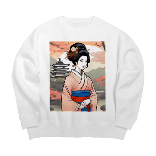 Japanese Courtesan Bloom Tee ”Geisha” ビッグシルエットスウェット