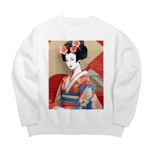 Japanese Courtesan Bloom Tee ”Geisha” ビッグシルエットスウェット