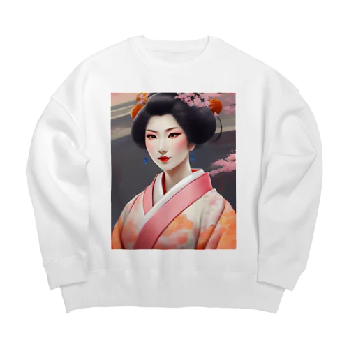 Japanese Courtesan Bloom Tee ”Geisha” ビッグシルエットスウェット