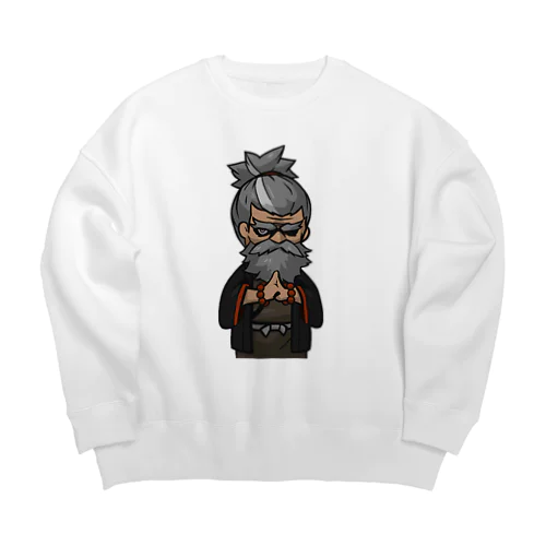 岩爺（がんじい） Big Crew Neck Sweatshirt